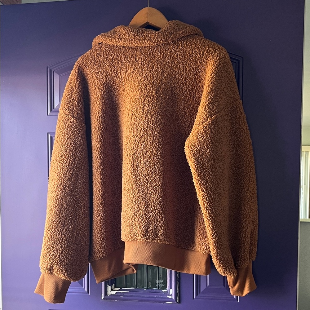 Cozy Brown Teddy Jacket - Picture 3 of 3